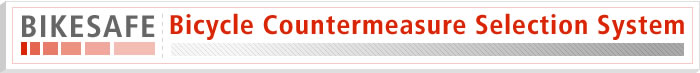 BIKESAFE: Bicycle Countermeasure Selection System