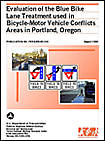 blue bike lane treatment report