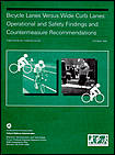 analysis of bicycle lanes vs wide curb lanes; countermeasure recommendations